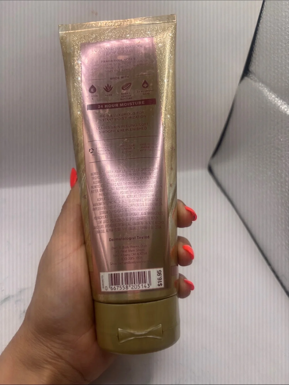 Bath & Body Works In the Stars Body Cream - Pink & Gold Shimmer